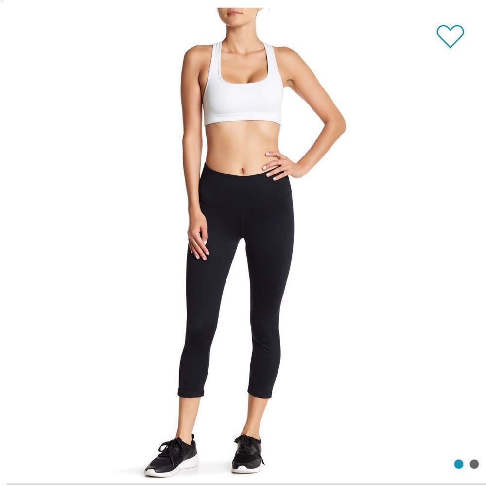 Zella high waist solid crop leggings New no tags